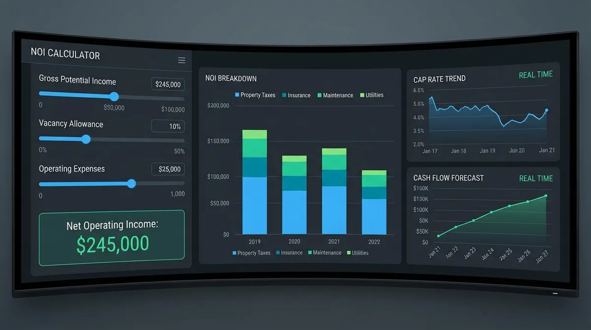 NOI Calculator 2025: Net Operating Income for Real Estate