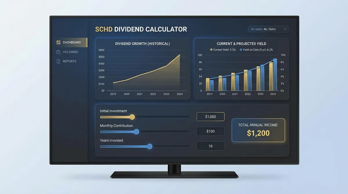 SCHD Dividend Calculator — Project Dividend Income & Growth (2025)